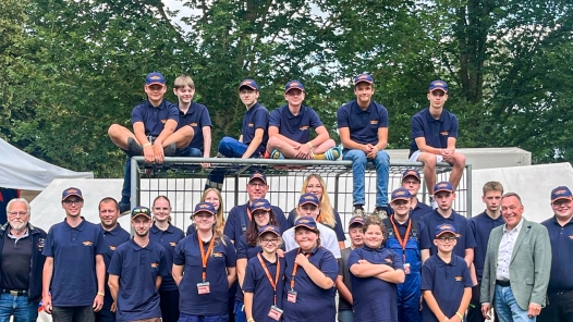 Jugendfeuerwehr Winsen (Aller) 2025 mit einheitlichen Caps und Shirts